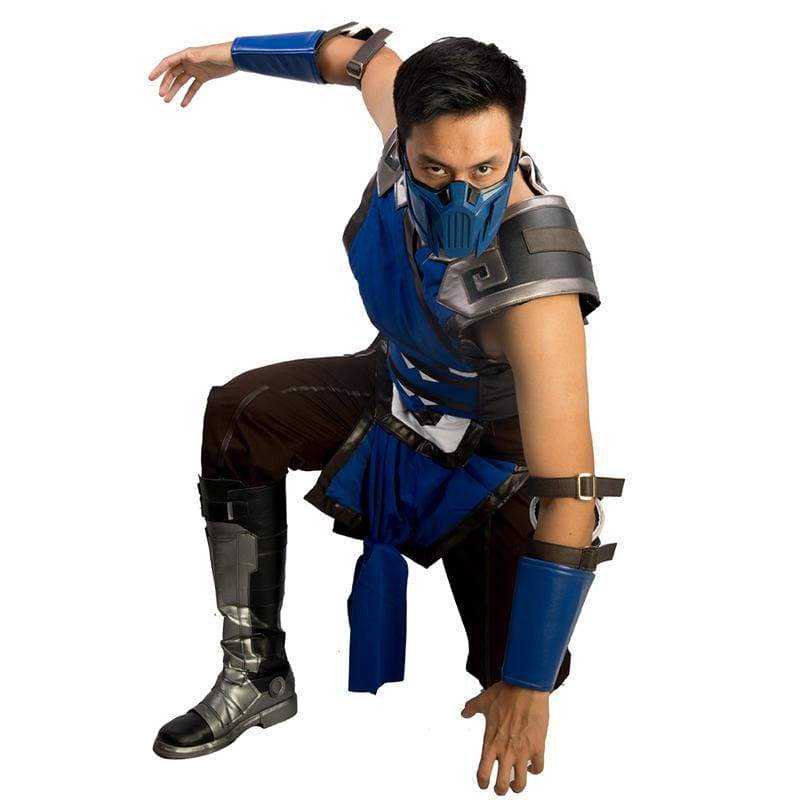 xcoser-de,XCOSER Mortal Kombat 11 Sub-Zero Costume,Costumes