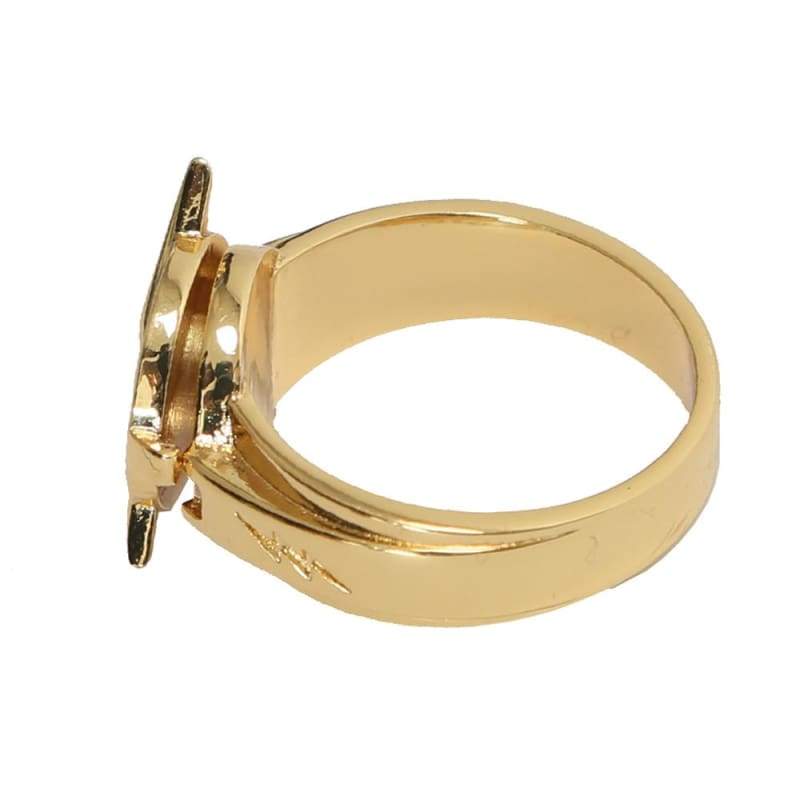 xcoser-de,Xcoser Reverse Flash Ring Cosplay Zinc Alloy Golden Ring Cosplay Prop,Jewelry