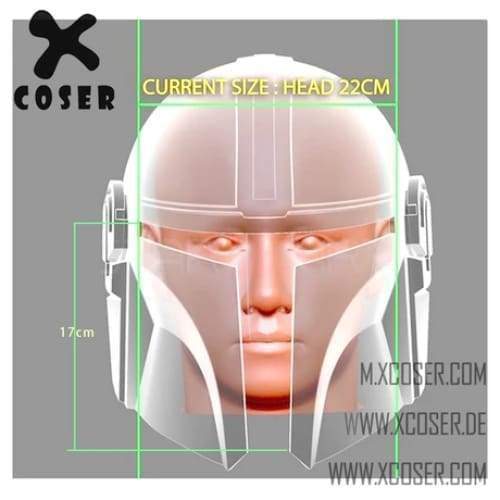 Xcoser Star Wars Mandalorian X Harley Quinn Original Design Cosplay Helmet Mix Color - 8